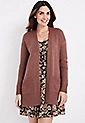 Solid Pocket Long Sleeve Cardigan | Maurices