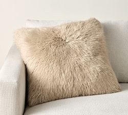 Alpine Luxe Faux Fur Pillow Cover, 20" | Pottery Barn (US)