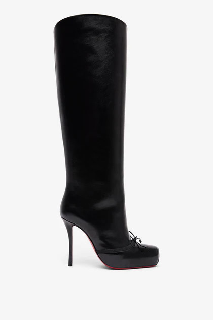 Cassia 100 black leather boots | Shop Savannahs (US)