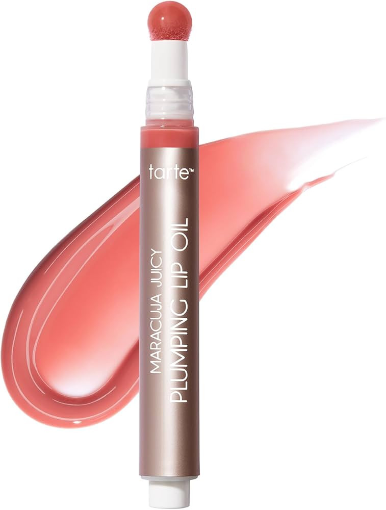 tarte maracuja juicy plumping lip oil - Hydrating & Volumizing Lip Plumper Gloss Balm with Nouris... | Amazon (US)