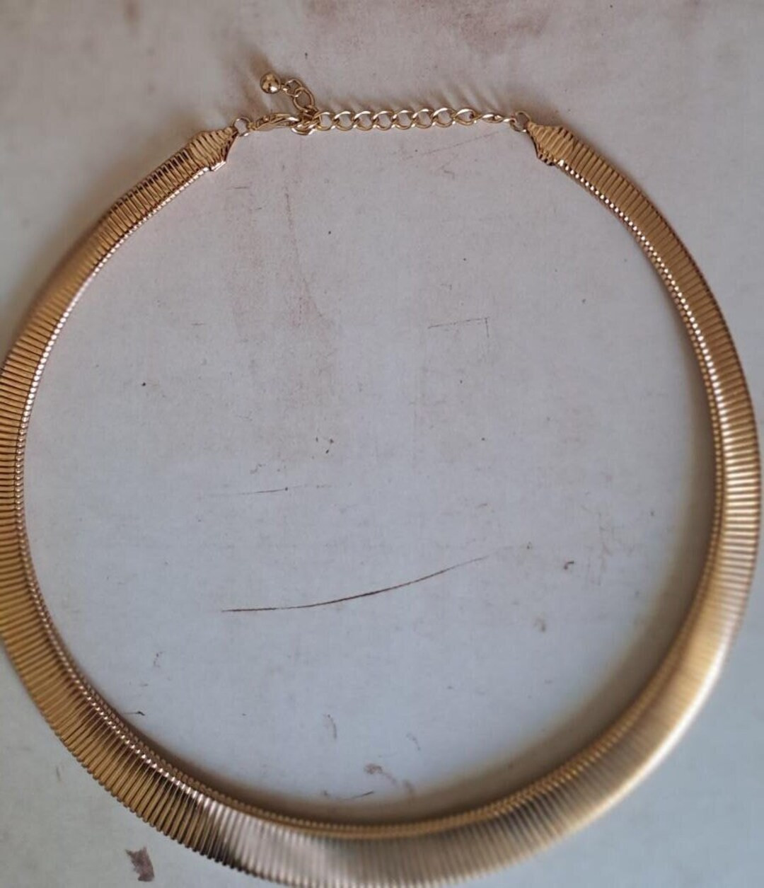 Cleopatra Style Gold Tone Necklace - Etsy | Etsy (US)