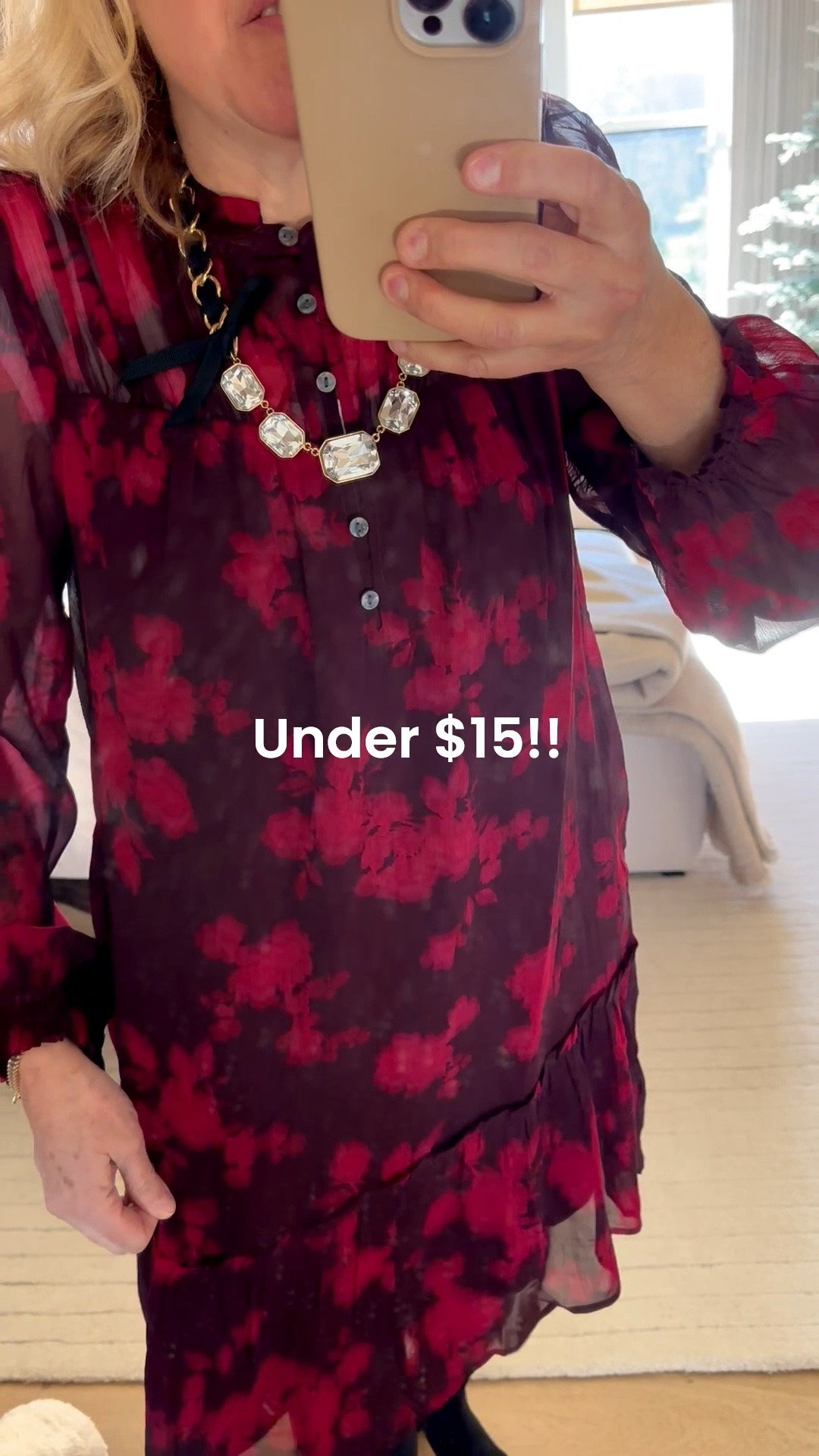 The price!! The sheer sleeve, the lined skirt, the pretty pattern! Grab it for church or a holiday party
Walmart fashion


#LTKMidsize #LTKOver40 #LTKgrwm