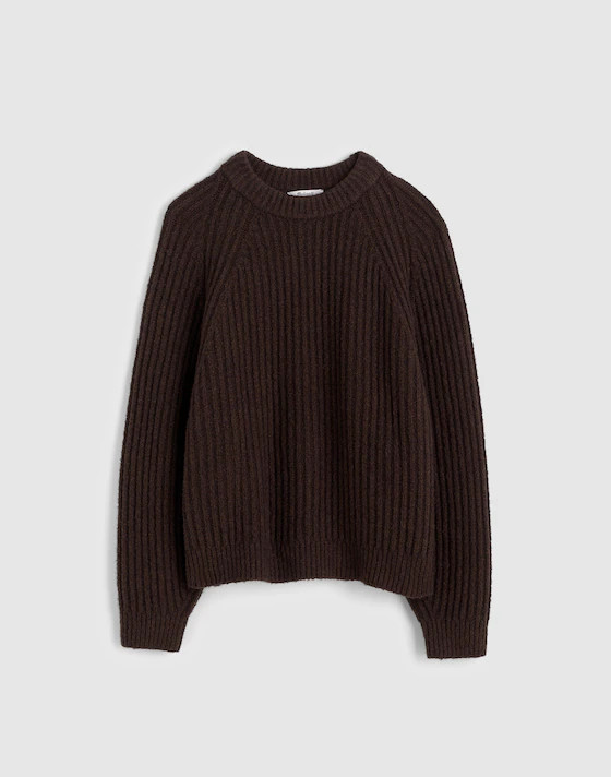 Ribbed Cotton-Blend Sweater | Madewell