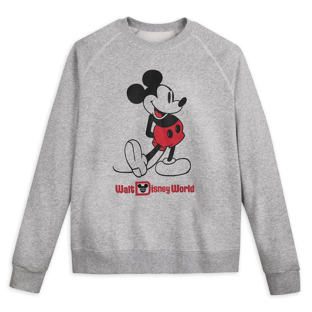 Mickey Mouse Classic Sweatshirt for Adults – Walt Disney World – Gray | Disney Store