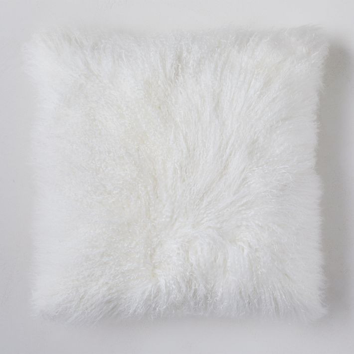 Mongolian Lamb Pillow Cover | West Elm (US)