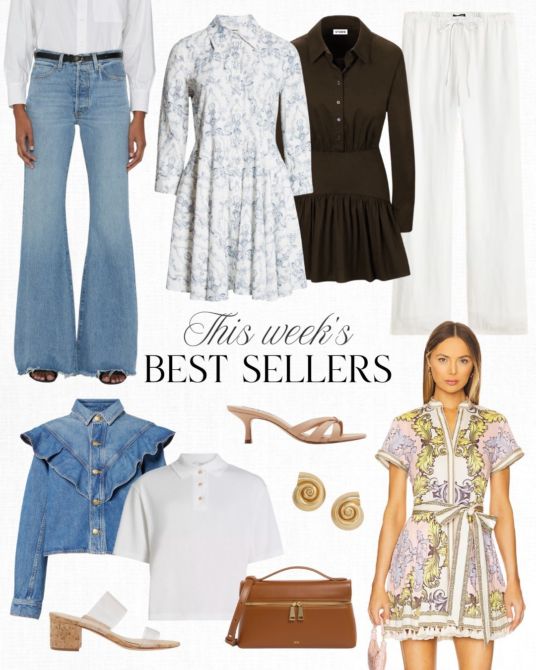 Last week I mentioned this Ulla Johnson denim top was one of my favorite purchases, enough so, that I'm considering grabbing in in white as well. These Frame petite jeans are one of my favorite new styles - my daughter bought the same pair in this light wash color. This Alice + Olivia dress is selling out so grab while you still can (more sizes below)!

#LTKPetite #LTKGiftGuide #LTKSaleAlert