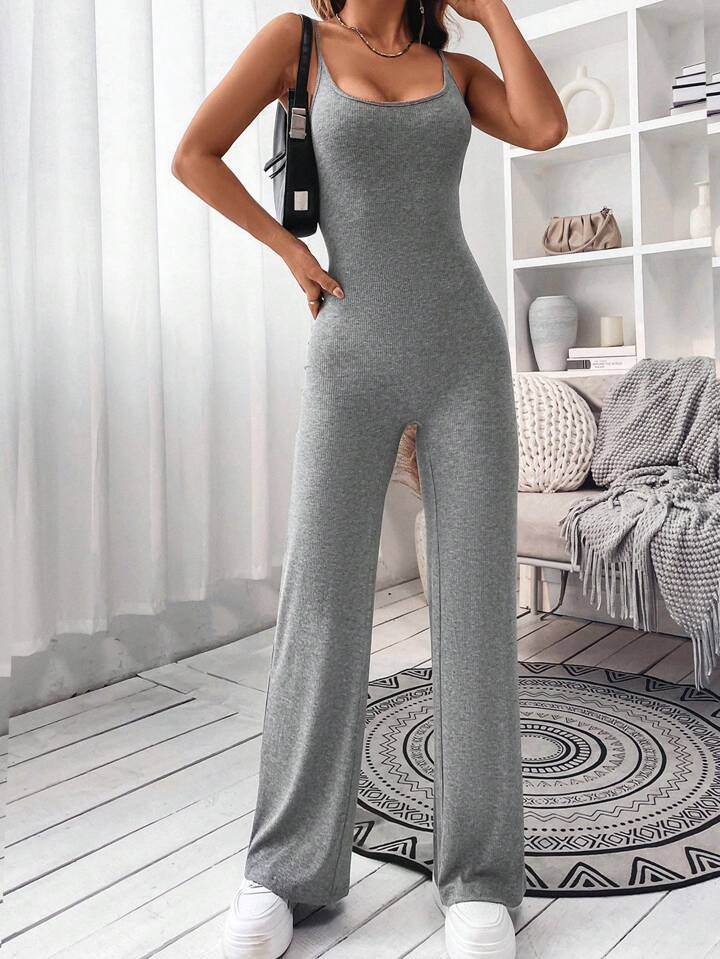 Solid Cami Jumpsuit | SHEIN