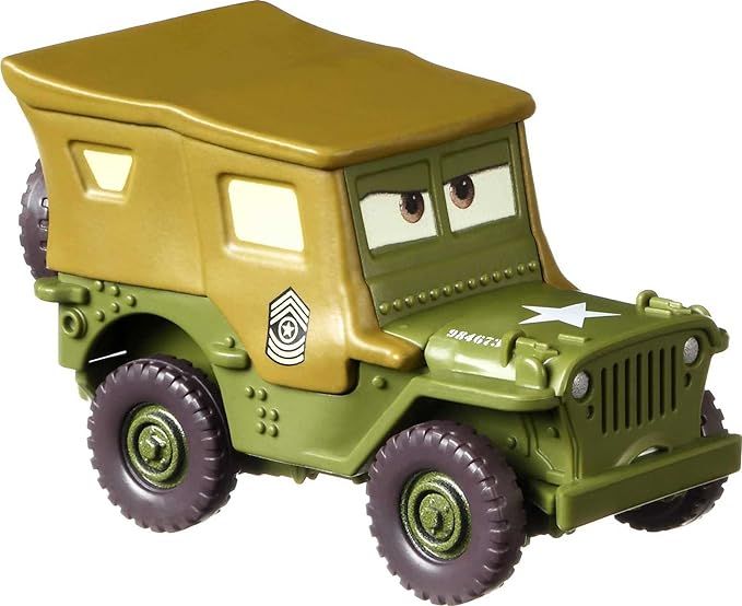 Disney Cars Toys Toys Sarge, Miniature, Collectible Racecar Automobile Toys Based on Cars Toys Mo... | Amazon (US)