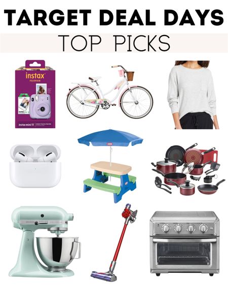 TARGET DEAL DAYS: These are some of the top items on SALE at Target through 10/8! From vacuums and Kitchenaid mixers to air fryers and headphones, there are TONS of great deals at Target for the 3-day sale— perfect time to do some early holiday shopping! 


#Target #TargetStyle #TargetFinds #TargetTrends #targetdealdays #dealdays #sale #giftidea #giftsforher #giftsforhim #giftsformom #giftsfordad #camera #instax #airfryer #vacuum #stickvacuum #dyson #dysonvacuum #cookware #cookingset #kidsplayset #kidspicnictable #bicycle #bike #sweater #sweatshirt #loungewear #fallstyle #airpods #kitchenaid #kitchenaidmixer #homeappliances #kitchenappliances #christmas #christmasgift #giftsforkids #holidaygifts 



#LTKsalealert #LTKHoliday #LTKhome