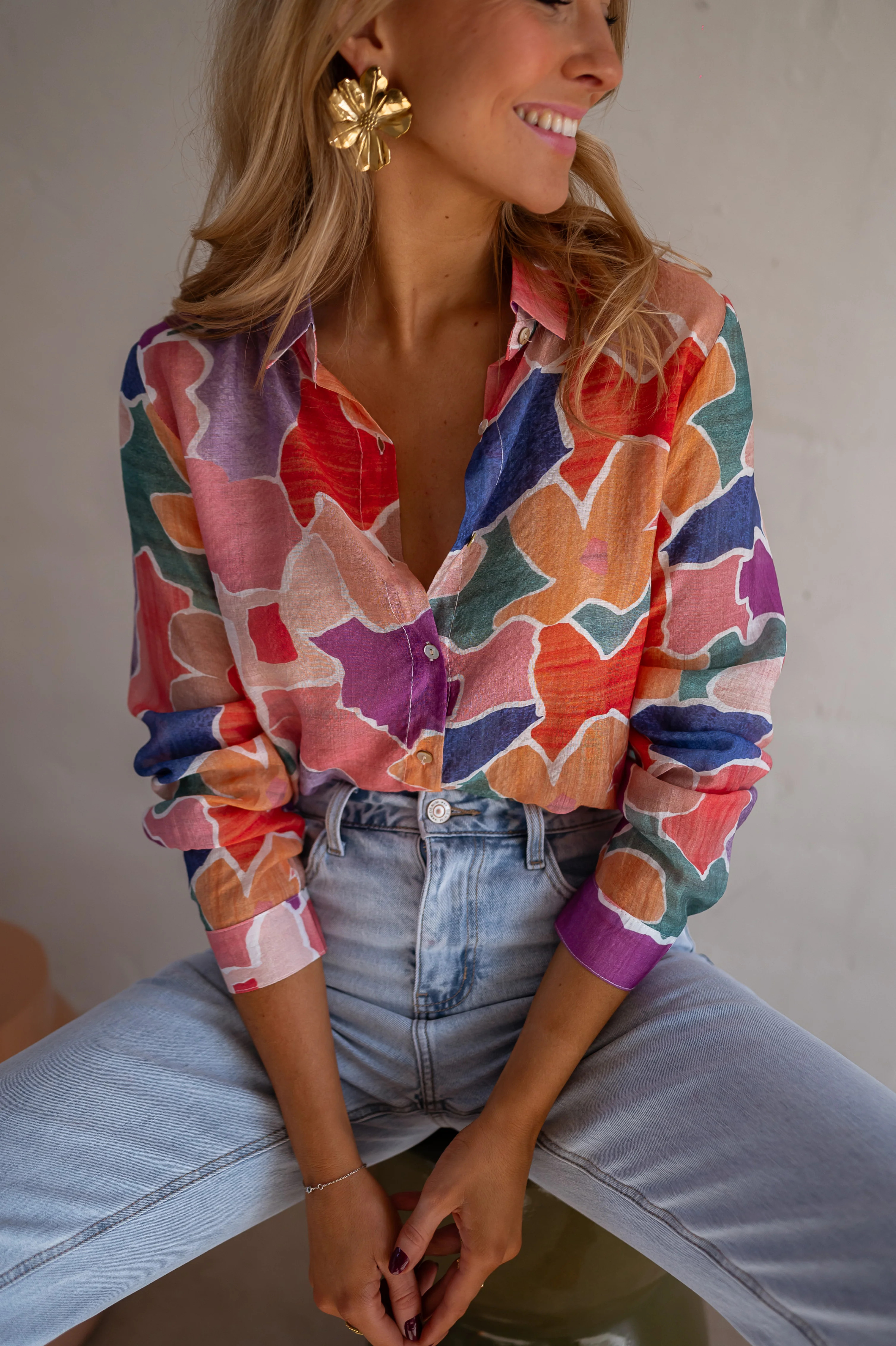 Patterned Hadri Shirt | Easy Clothes