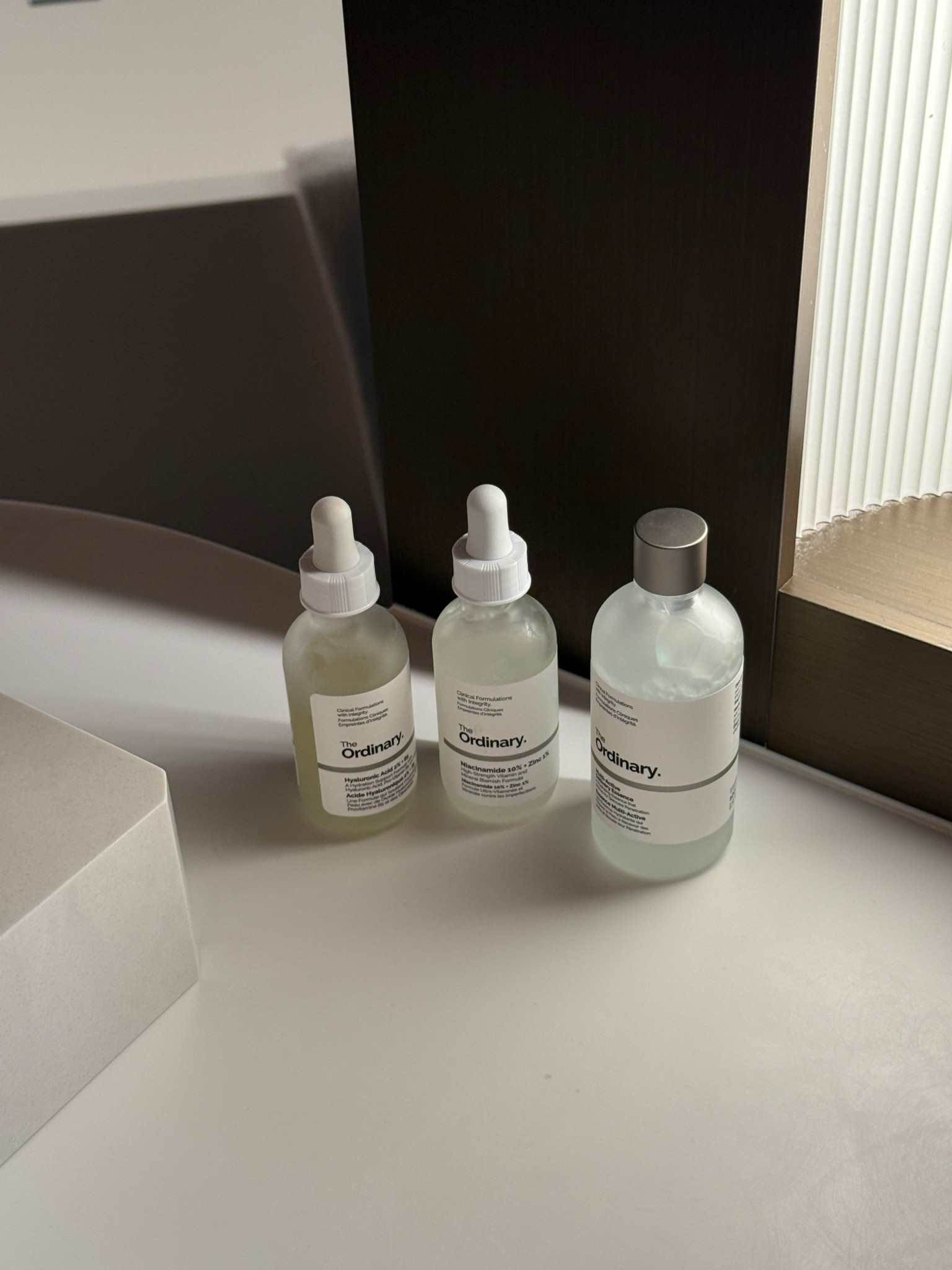 What I am currently using on my skin! The ordinary Multi- Active Delivery Essence has been a game changer 