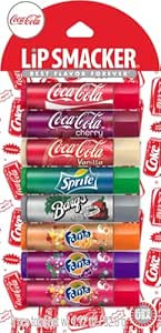 Lip Smacker Coca-Cola Flavored Balm, 8 Count, Flavors Coke, Cherry Vanilla Sprite, Root Beer, Ora... | Amazon (US)