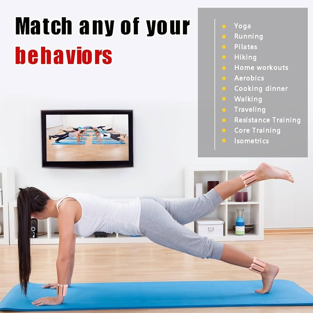 Ankle Weights for Women Men, Adjustable Wrist Weighted Bracelet for Home Gym Workout, Walking, Ru... | Amazon (US)