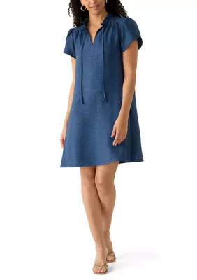 DKNY Women's Flutter Sleeve Mini Dress, 12 | Belk