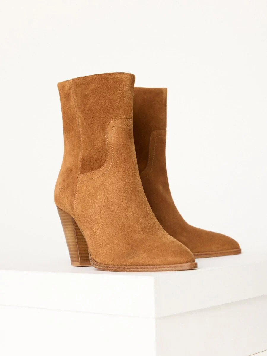 The Marfa Suede Ankle Boot - Whiskey | Brochu Walker | Brochu Walker