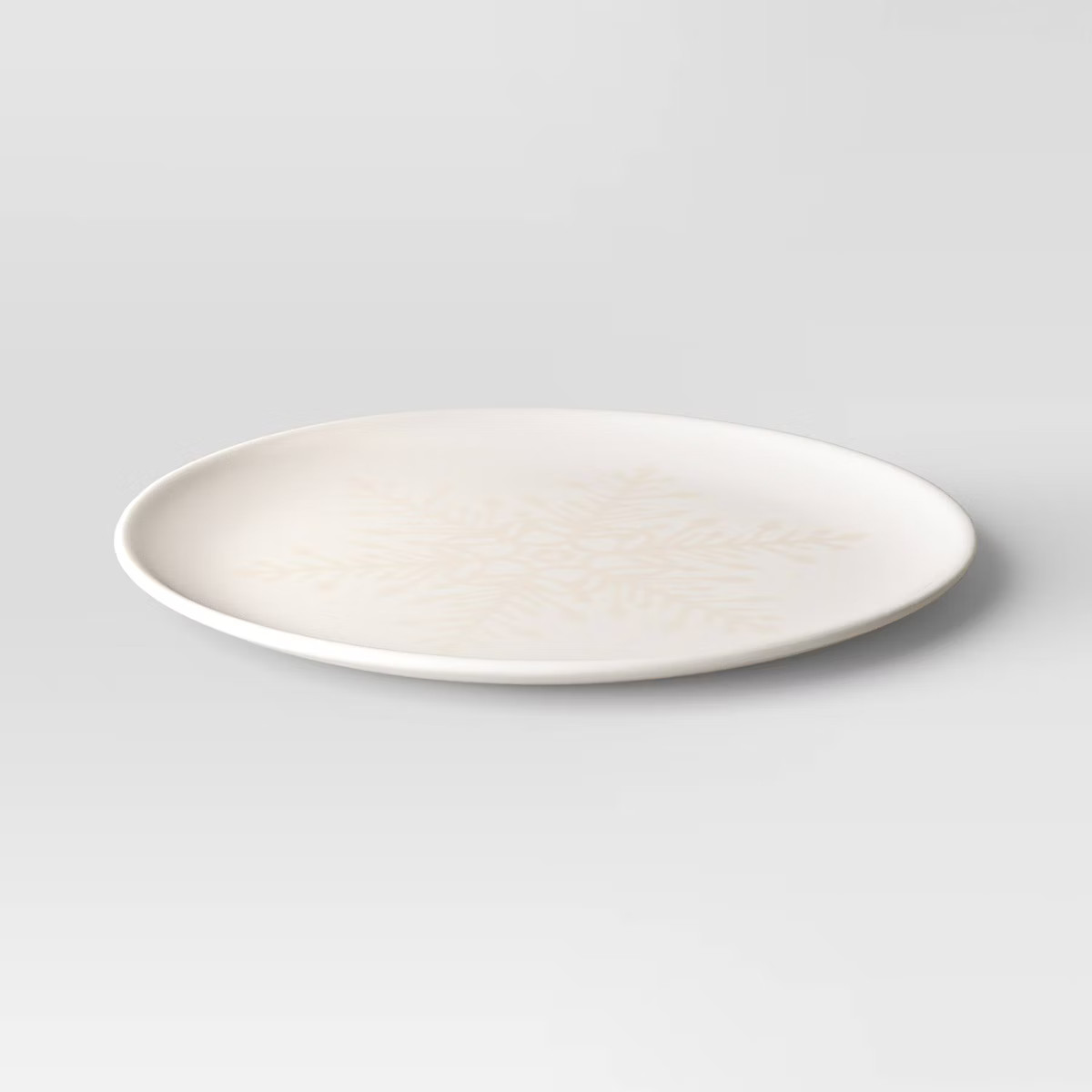 7" Melamine Snowflake Salad Plate White - Threshold™ | Target