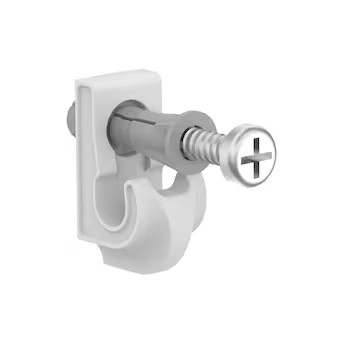 ClosetMaid 12-Pack 1-in Plastic Wire Closet Back Clip Lowes.com | Lowe's