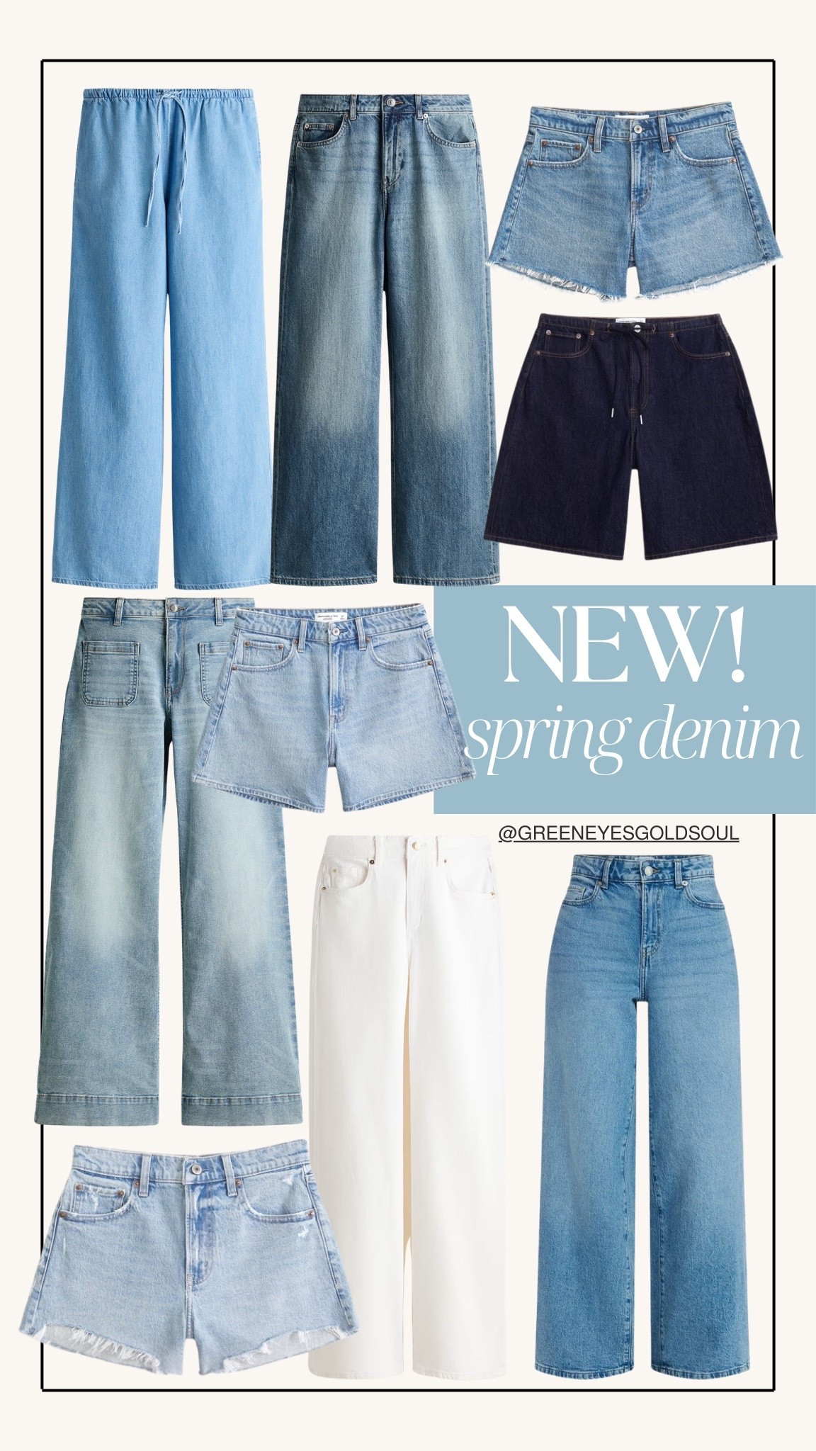 New Spring Denim refresh! 💙

spring denim/denim trends/jeans/denim shorts/wide leg jeans/straight leg jeans/casual outfits/everyday style/neutral style/minimal style/light wash denim/mid wash jeans/white jeans/denim bermuda shorts/relaxed denim/loose fit jeans/modern denim/spring jeans/summer denim/new arrivals/new spring arrivals/fashion finds/must have basics/trending now/shopping picks/women’s fashion/women’s casual style/everyday outfits/wardrobe staples/closet essentials

#LTKSeasonal #LTKU #LTKootd