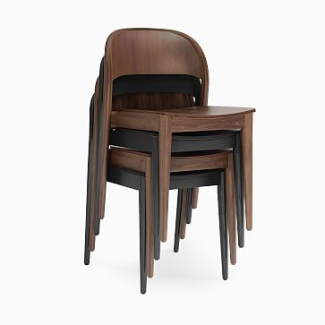 Hunter Shaped Wood Stacking Chair | West Elm (US)