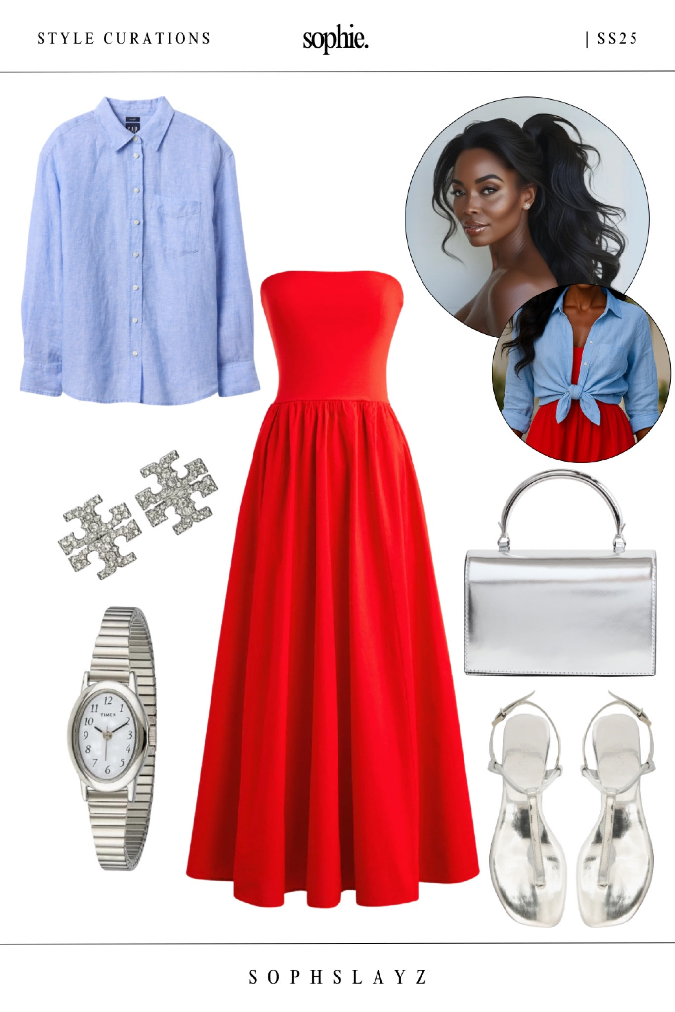 A red dress you’ll rewear all season.
This standout piece from my SS25 summer capsule wardrobe pairs perfectly with flat silver sandals, a chrome top-handle bag, and a lightweight blue linen shirt you can tie at the waist or wear open.
Ideal for: vacation dinners, rooftop parties, or city strolls. Full SS25 Capsule Wardrobe linked on my profile.

#LTKMidsize #LTKStyleTip #LTKShoeCrush