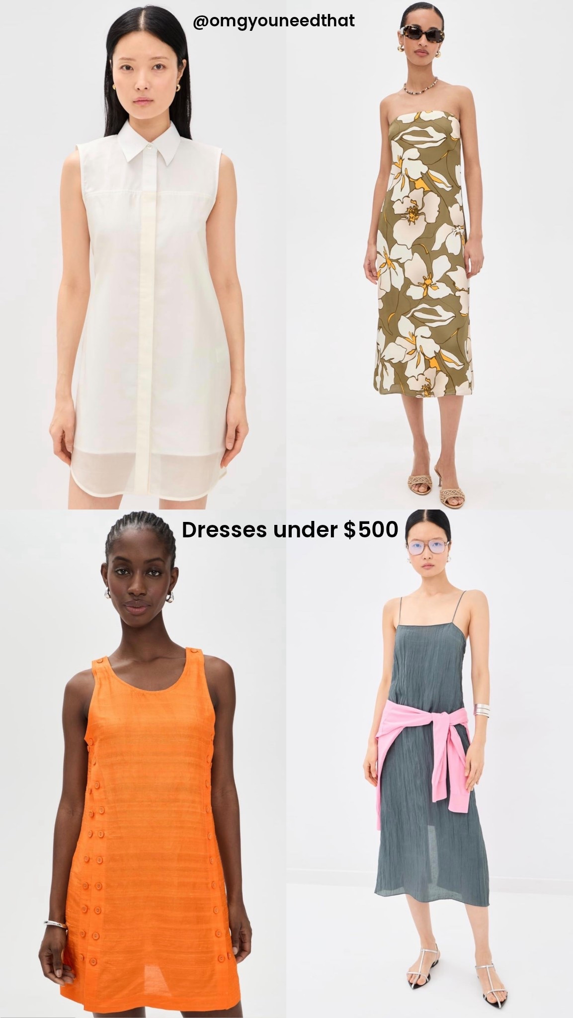 Dresses Under $500
@Shopbop 

#LTKSeasonal #LTKOver40 #LTKootd