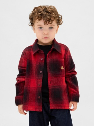 Baby & Toddler Knit Jersey Plaid Shirt | Gap (US)