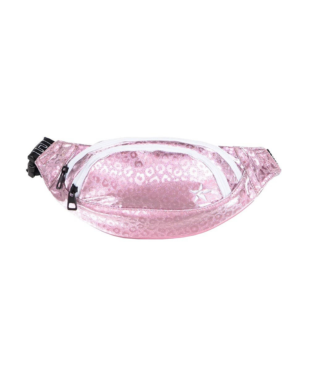 Youth Rebel Fanny Pack in Pink Leopard | Rebel Athletic