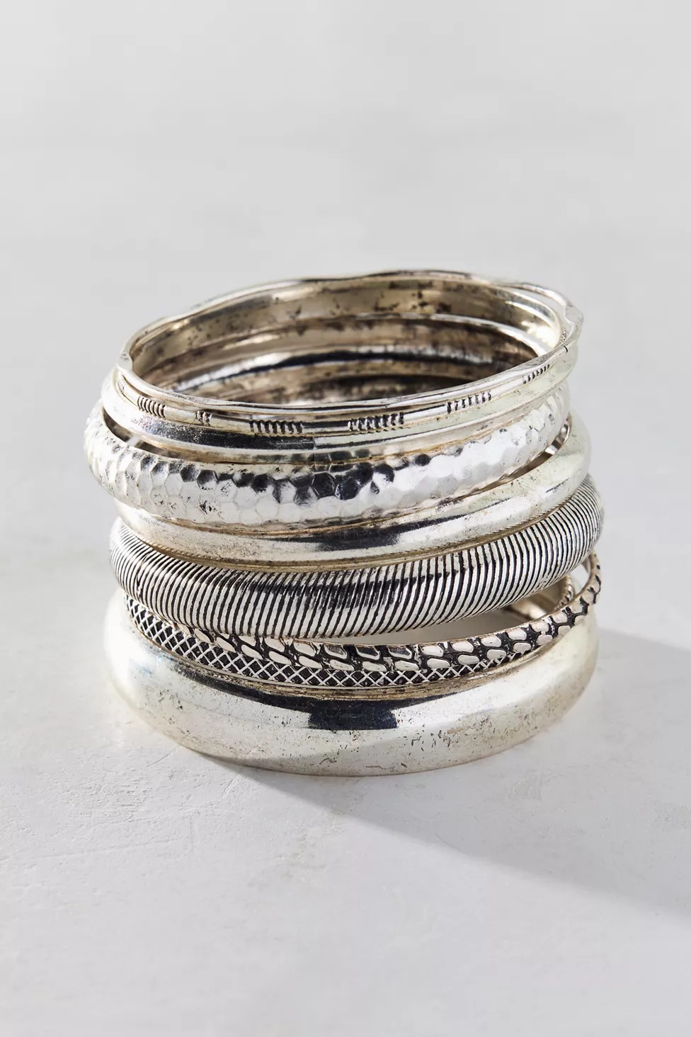 Lunar Layers Eclectic Bangle Bracelet Set | Urban Outfitters (US and RoW)