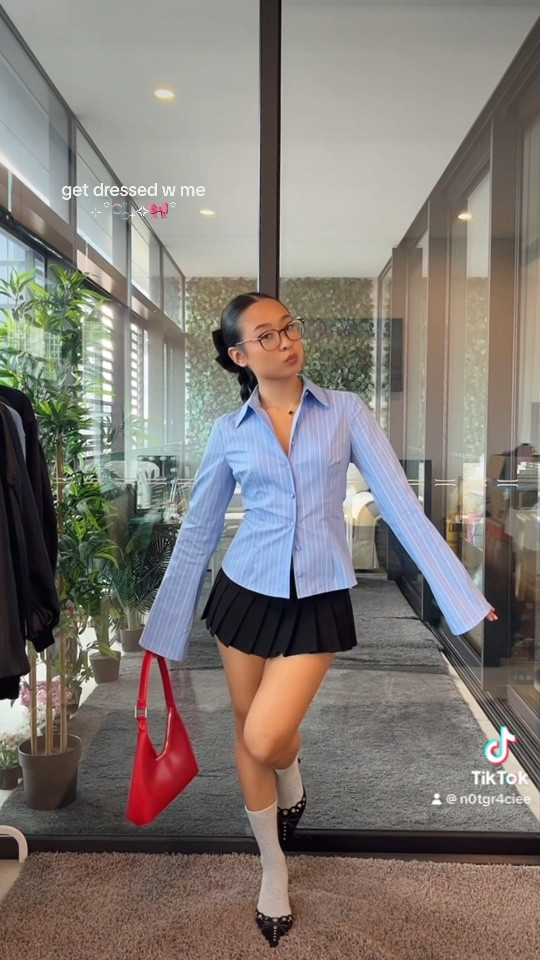 fitted shirt + mini skirt combo on 🔝💌 

#LTKaustralia #LTKstyletip #LTKCyberWeek