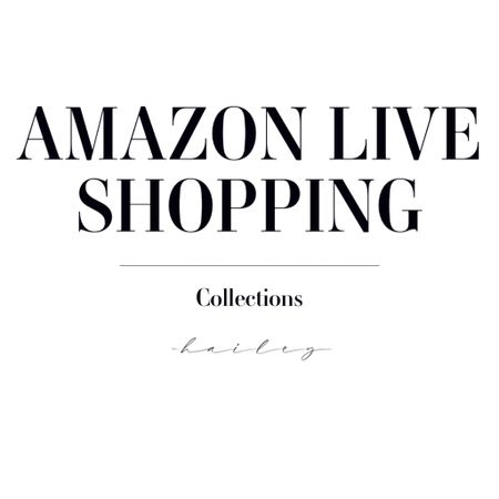 Amazon live shopping collection  