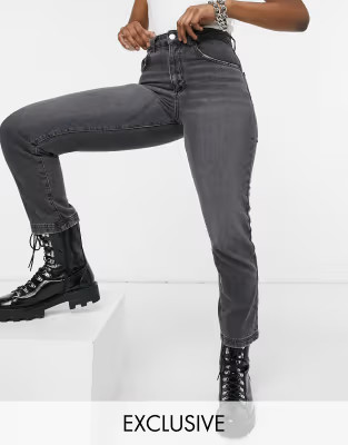 Reclaimed Vintage inspired The '88 straight jean in grey wash | ASOS (Global)