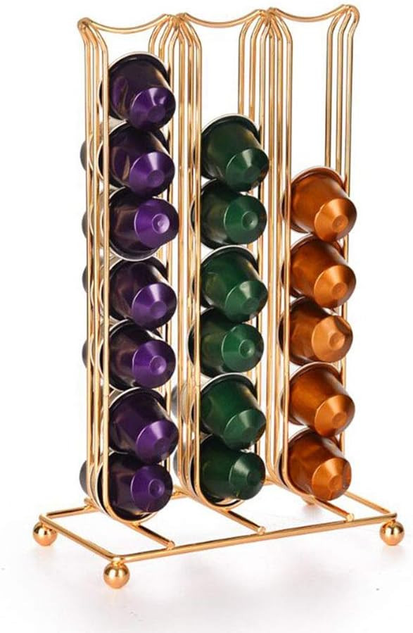 Nespresso OriginalLine Coffee Pod Rack-Holder for up to 42 Capsules Storage Holder Organizer,Coff... | Amazon (US)