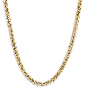 David Yurman Men's Box Chain Necklace in 18K Yellow Gold, 2.7mm    | Bloomingdale's Jewelry & Acc... | Bloomingdale's (US)
