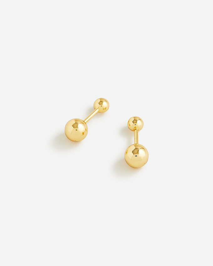 Dainty gold-plated orbit earrings | J. Crew US