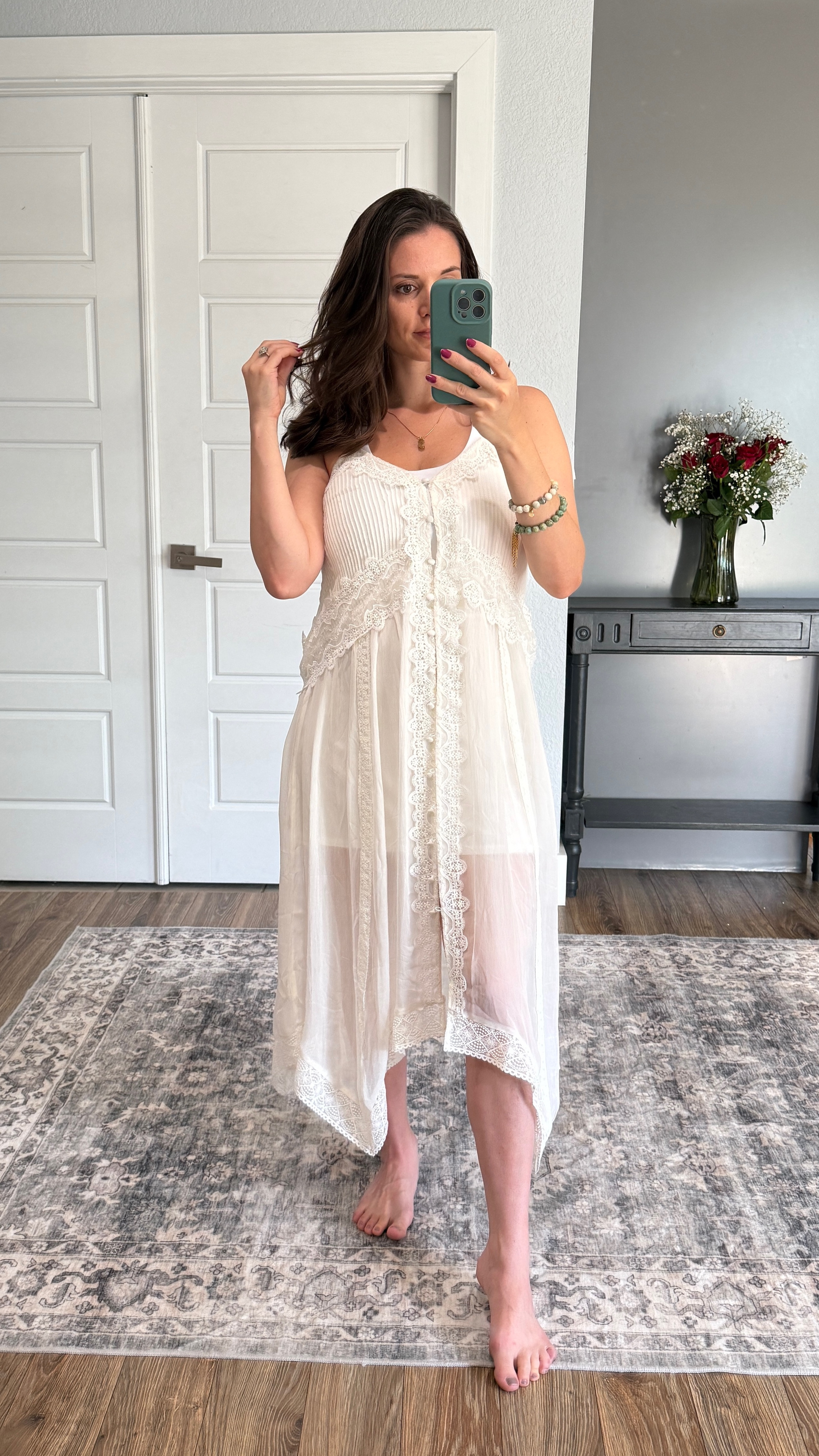 All the vibes in this dress from free people. 
I’m wearing a small. 
34DDD chest in my 2nd trimester
The buttons open all the way up giving you so many ways to style this piece✨

#LTKStyleTip #LTKBump #LTKFestival