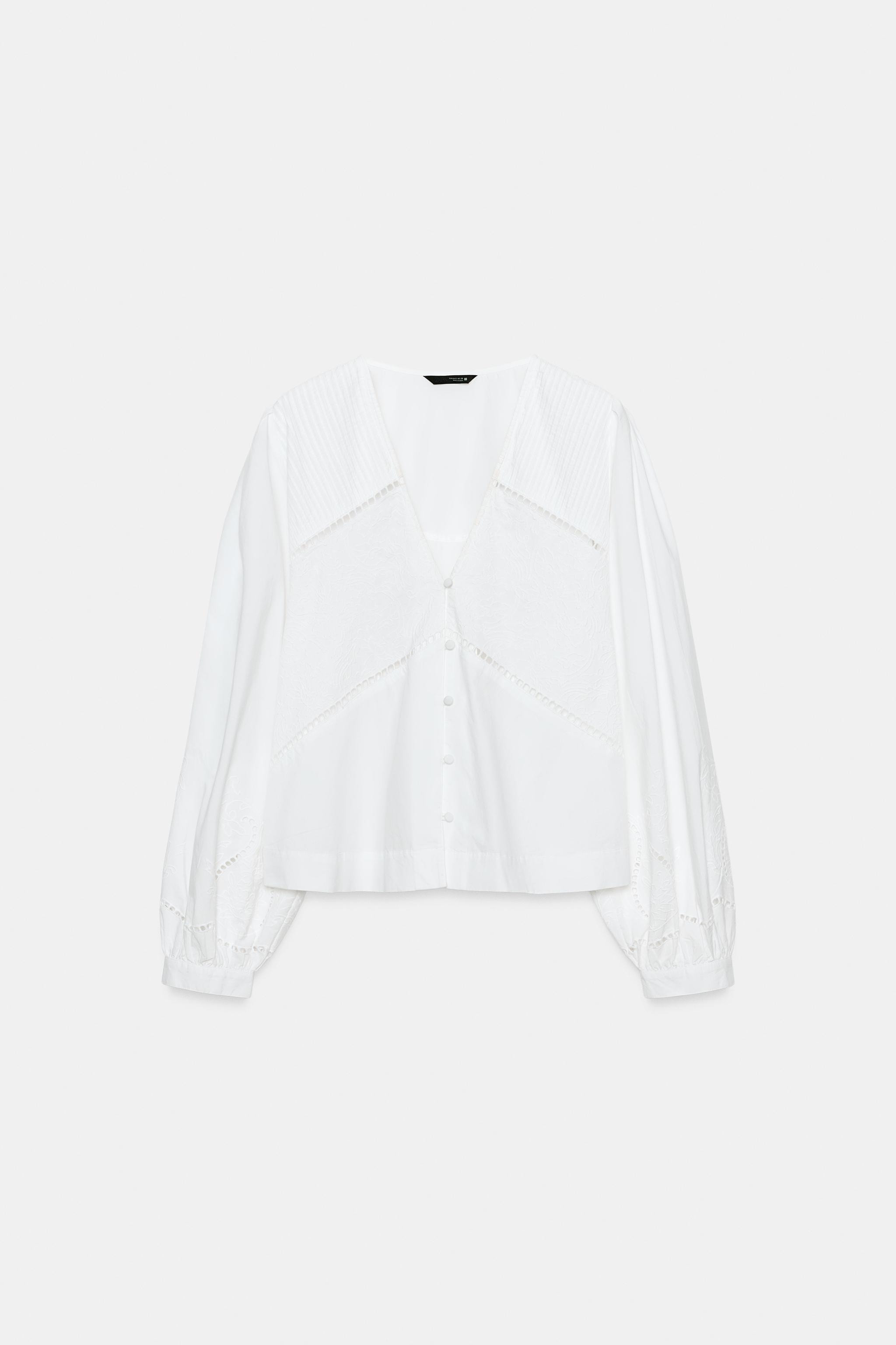 EMBROIDERED POPLIN SHIRT | Zara US