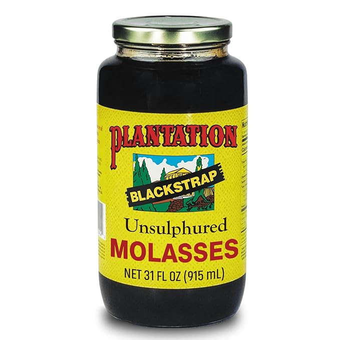 Plantation Blackstrap Molasses 31 oz Bottle – Unsulphured, Thick & Robust Syrup for Baking, Coo... | Amazon (US)