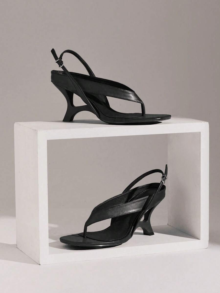 Women Strapped Everyday Chic Casual Elegant High Heeled Sandals Valentine's Day | SHEIN