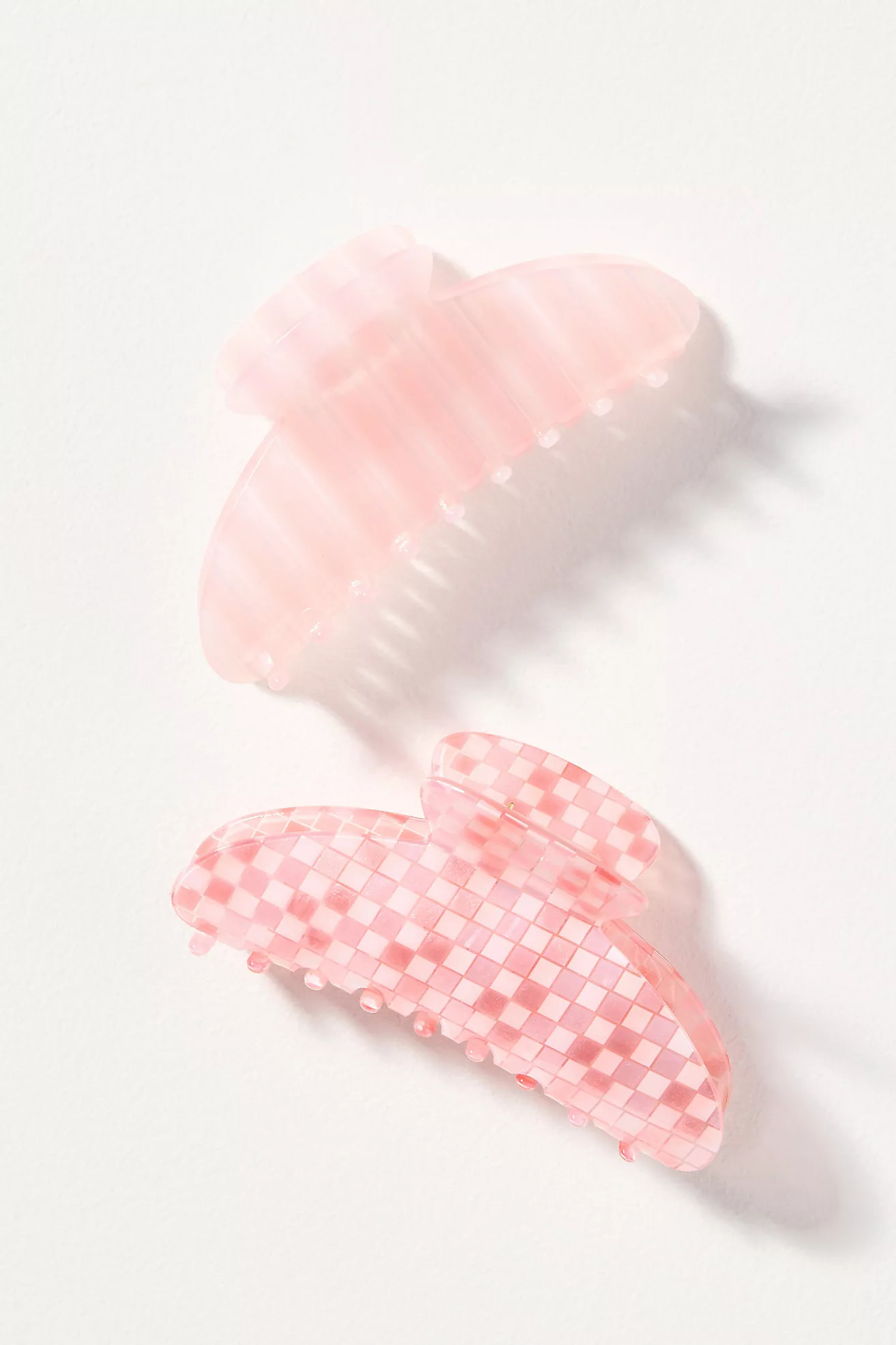 Patterned Hair Claw Clips, Set of 2 | Anthropologie (US)