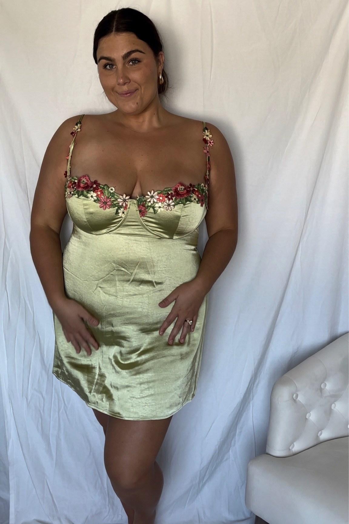 Size 16. 
Code KAYLEE for dress 

#LTKcurves #LTKstyletip #LTKmidsize