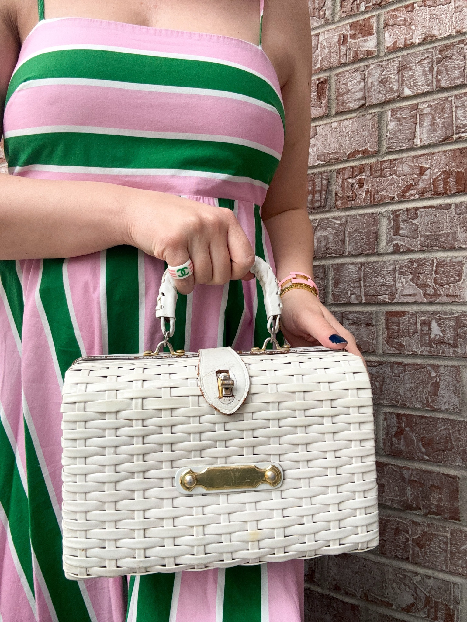 Spring  Fling - Look 8
A curated style series

If I HAD to choose a favorite colo combo, I would go with pink and green. Both are great colors on their own, and when combined, they hit me with a combo of nostalgia and daydreams of the future.

Dress - Aston Studio
Shoes - Dillards
Bag - Vintage
Hat - Amazon
Ring - Chanel
Bracelet - Vintage
Earrings - Hermes

About this series:
On the surface this series looks like spring outings, Easter eggs and blooms starting to rise from the ground - but it’s actually about gender expression. lol yeah, I’m complex like that. I wanted to create a series featuring the variety of silhouettes and shapes that speak to me in my own wardrobe, all inspired by my own relationship to gender and the beauty of being a unique person on this planet.

Comment SHOP below to receive a DM with the link to this post on my LTK ⬇ https://liketk.it/66jYN #ltkseasonal #ltkootd #ltksalealert

#LTKTall #LTKSaleAlert #LTKootd