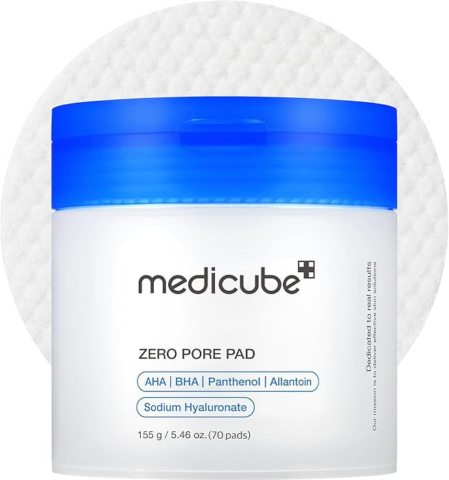 Medicube Zero Pore Pads 2.0, Dual-Textured Facial Toner Pads for Exfoliation and Pore Care with 4... | Amazon (US)