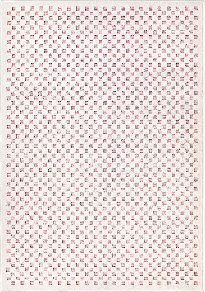 Orian Rugs Simply Southern Cottage Lecompte Rug - 4' X 6' Rectangle in Natural Cherry Blossom Pin... | Amazon (US)