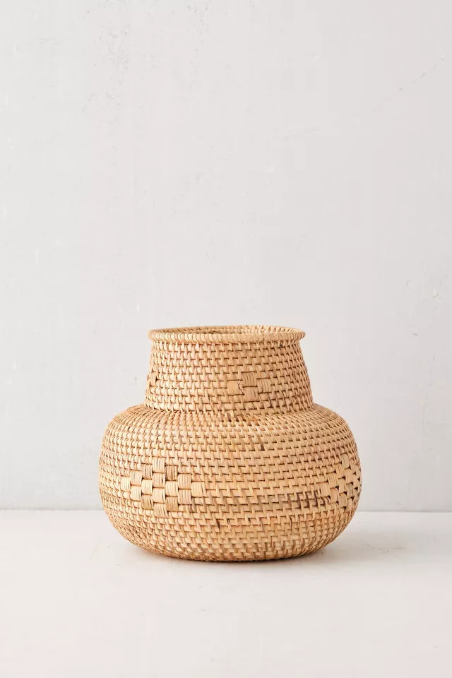Basket Woven Pot | Urban Outfitters (US and RoW)