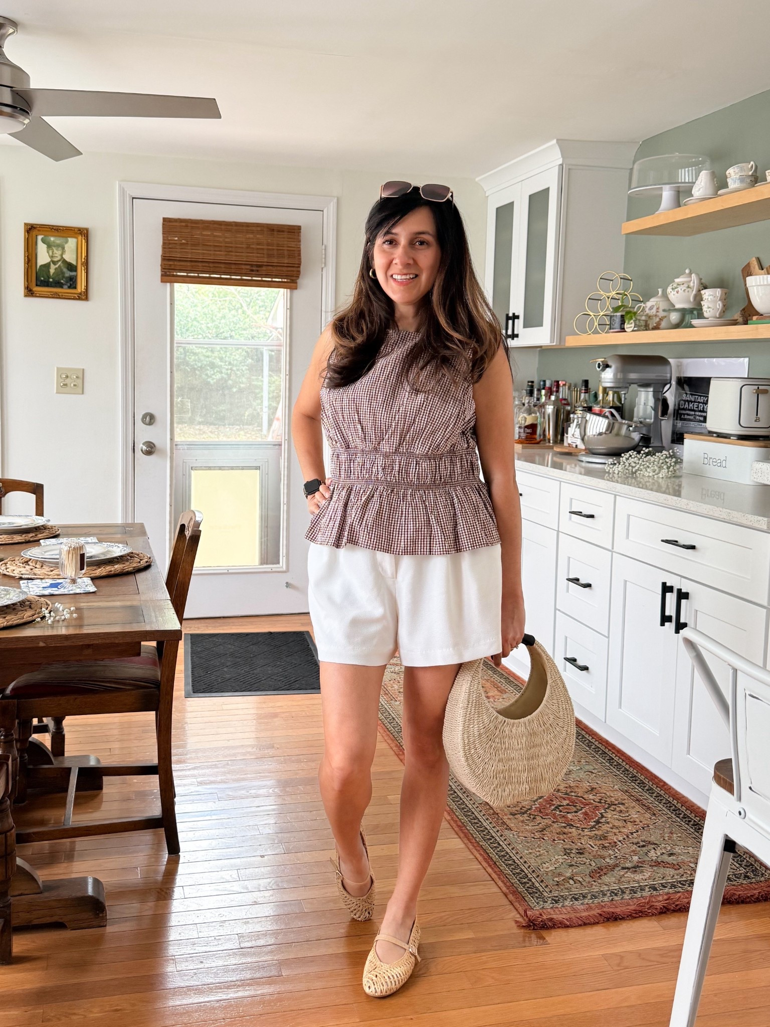 Target haul!!
As usual, I went in for one thing and somehow walked out with everything… no regrets though 

This lightweight gingham top paired with classic white shorts gives feminine & effortless. 

If you’ve been searching for casual spring outfits, everyday outfit ideas, or what to wear with white shorts, this combo is such an easy win.

I linked more items from my haul! Pieces that:
• Casual outfits that still look put-together
• Spring outfit ideas for women in their 30s & 40s
• Breathable, lightweight outfits for warmer days
• Simple pieces you can mix and match all season

I styled it with neutral flats and a woven bag! Great for errands, brunch, or a casual day out.

Save this for your next easy spring outfit! 

#targetoutfits #targetspring #springoutfitideas 

#LTKootd #LTKOver40 #LTKSeasonal