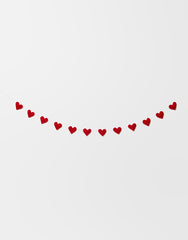 Heart Felt Garland - Red | The Little Market