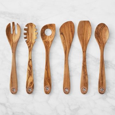 Ruffoni 6-Piece Olivewood Tool Set | Williams-Sonoma