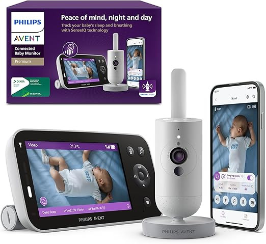 Philips AVENT Philips Premium Connected Videophone, das bisher Beste Babyphone, Schlaf- und Atmun... | Amazon (DE)