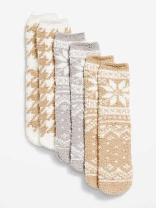 Cozy Crew Socks 3-Pack for Women | Old Navy (US)