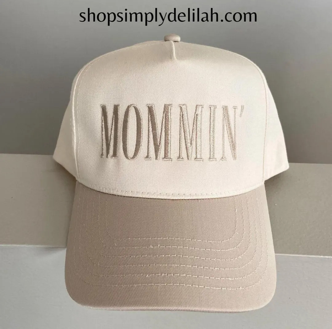 Mommin Embroidered Baseball Cap -mommin trucker hat,  minimalist fashion mom Hat - cute casual ha... | Etsy (US)